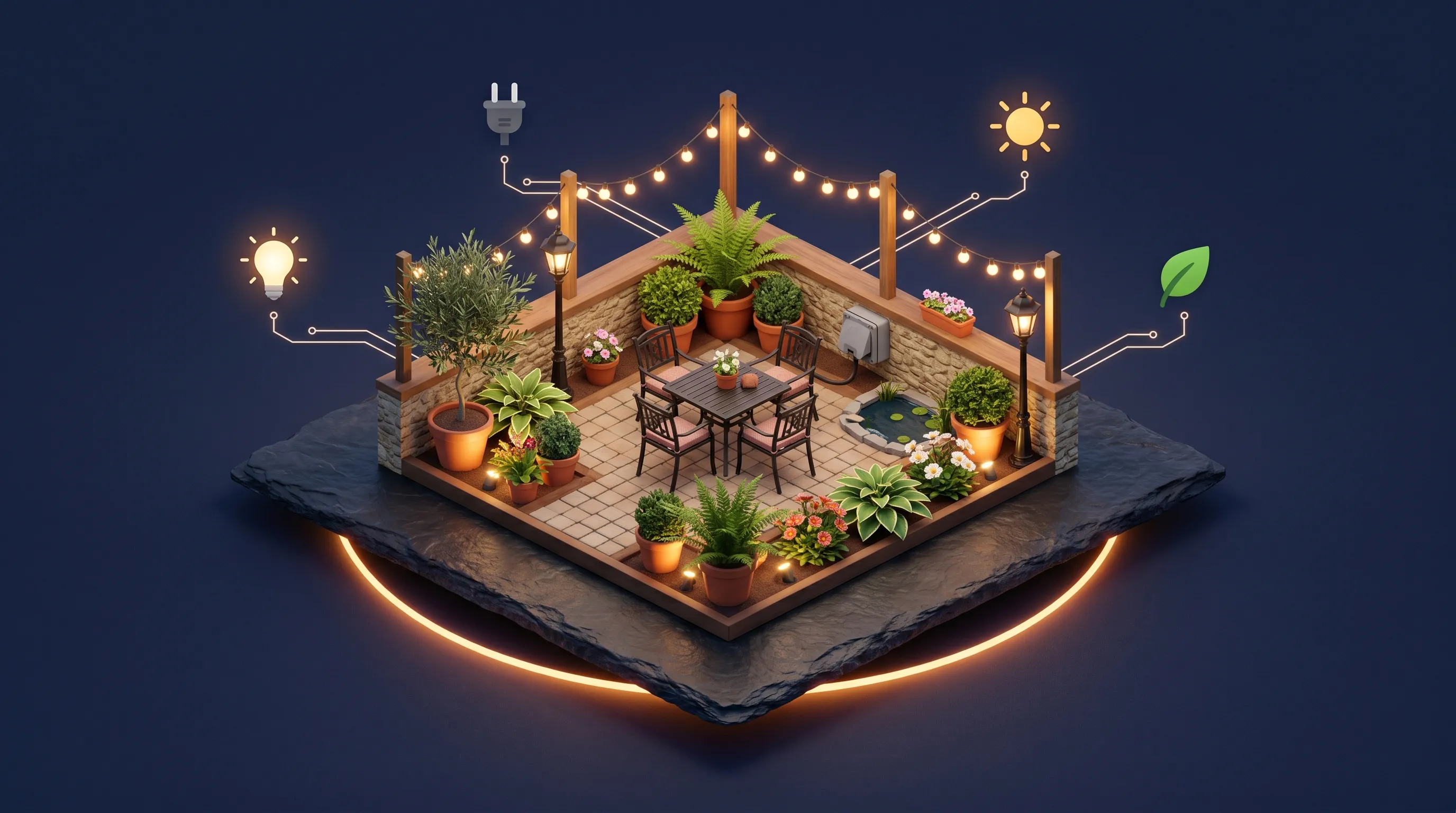 Gartenbeleuchtung & Außensteckdose installieren: Der Elektriker-Guide für den Sommer